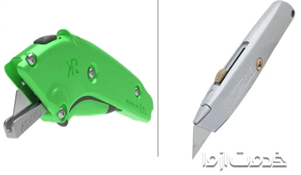 کاتر و تیغ موکت‌بری ابزار های مورد نیاز کابینت ساز